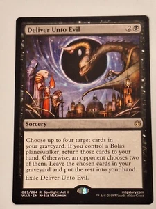 Deliver Unto Evil - War of the Spark - Magic the Gathering MTG Nice! - Picture 1 of 2