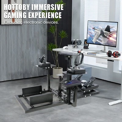 Hottoby Flight Simulator Cockpit Passend für Logitech G920 G923 G29 FANATEC