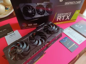 ASUS TUF GAMING RTX 3070 TI OC 8GB GDDR6 LED RGB EN CAJA ORIGINAL CON ACCESORIOS - Imagen 1 de 10