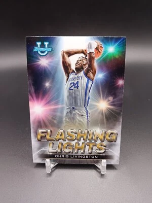 2022-23 Bowman Best U University FL-4 FLASHING LIGHTS CHRIS LIVINGSTON Rookie RC - Image 1 of 2