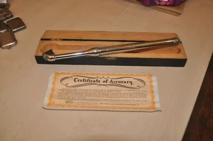 Vintage Schrader Service Tyre Gauge 8290 boxed, Scovill Man.Co. Birmingham - Picture 1 of 11