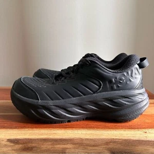 Hoka Bondi SR schwarze Arbeitsschuhe Damengröße 9,5 rutschfest – EUC – keine Einlegesohlen - Bild 1 von 10
