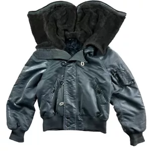 EMPORIO ARMANI 1990 ARCHIVE BOMBER N2B JACKET JAPANESE STYLE SHINY RARE 48 - Picture 1 of 8