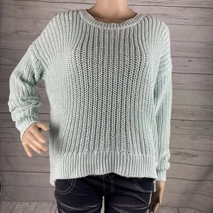 Lou & Grey Oversize Pullover XS Small Eisblau Rundhals Baumwollmischung Kuschelstrick - Bild 1 von 12