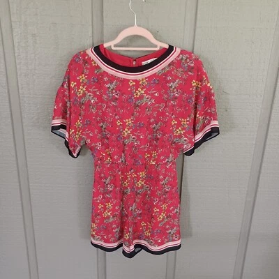 Mameluco floral a rayas Alice And Olivia Bowie defecto para mujer Foto 1 de 4