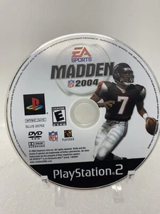 PS2 GAMES FOOTBALL Madden NFL 2004 PS2 *GAME DISC ONLY* Tested & Works - Picture 1 of 6