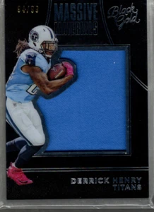 B3221 2016 Panini Black Gold Massive Materials Weiß #11 Derrick Henry Trikot/99 - Bild 1 von 2