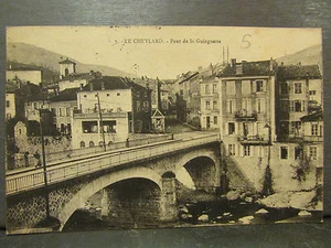 cpa 07 le cheylard pont de la guinguette - Imagen 1 de 1