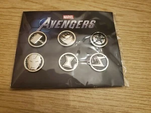 Marvel Avengers Preorder Bonus Pin Set, Gamestop Exclusive, Limited Edtion, Rare - Picture 1 of 2