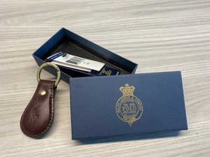Llavero Polo Ralph Lauren 100 % cuero - marrón castaño - Imagen 1 de 6