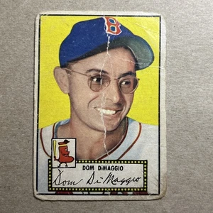 1952 Topps Baseball Dom DiMaggio Boston Red Sox Card #22 - Picture 1 of 2