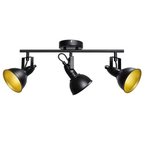 Retro LED Ceiling Spot Lights Fixtures, 3-Light Flexible Track Lighting Kit B... - Picture 1 of 8