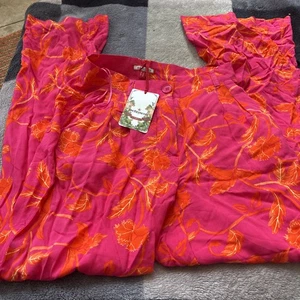 JOE BROWNS Uk 6 Pink Orange Trousers Super Cool Bnwt - Picture 1 of 5