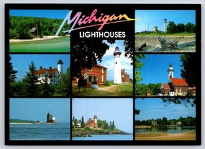 Postkarte Michigan Leuchttürme - Bild 1 von 2