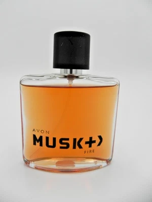 Avon Musk + Fire, eau de toilette colonia spray para hombre, 2,5 oz. Nuevo pero sin caja Foto 1 de 3