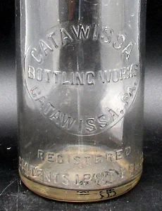 Catawissa Bottling Works; Catawissa, PA.; 24 oz. Embossed soda pop bottle - Picture 1 of 4