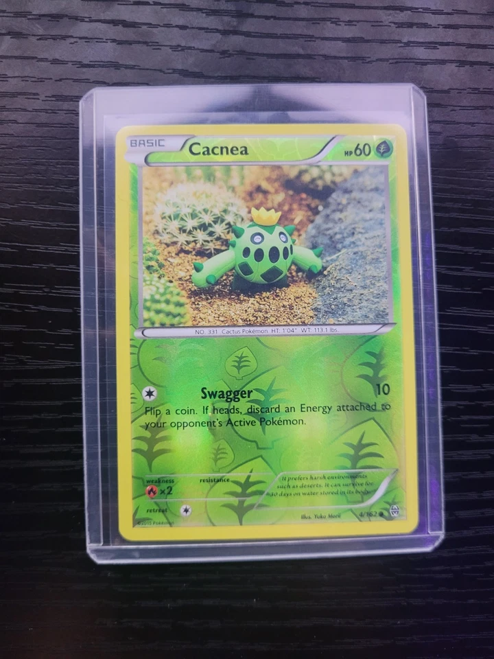 2015 Pokemon TCG - Cacnea - 4/162 - XY BREAKthrough - Reverse Holo - Image 1 of 2