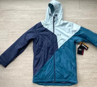 Oakley Brigade Insulated Jacket 411808 Sterling Blue Winter Jacket Large - NEW - Image 1 of 4