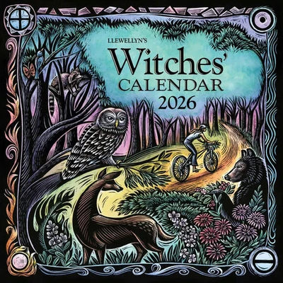 Llewellyn Publications, Witches 2026 Wall Calendar, 12'' X 12'', 12-Month Calen