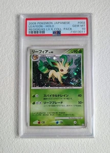 PSA 10 Leafeon - Holo Regigigas LV.X Coll Pack Japanese 2009 #002 Pokemon Card - Bild 1 von 2