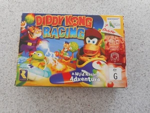 NINTENDO 64 VIDEO GAME CARTRIDGE DIDDY KONG RACING COMPLETE WITH MANUAL PAL - Picture 1 of 24