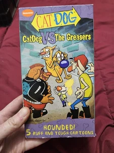 CatDog Vs. the Greasers (VHS, 1999) Orange Tape, Nickelodeon Cartoon - Picture 1 of 7