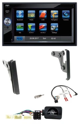 Blaupunkt Lenkrad USB Bluetooth TMC 2DIN Navigation für Toyota Yaris 2007-2010 - Bild 1 von 4