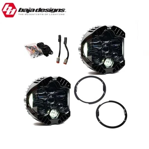 Faros LED blancos DRL Baja Designs DOT LP6 para Jeep Wrangler JK 07-18 halógenos - Imagen 1 de 11