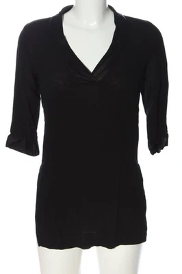 H&M Tunique-blouse Dames Blouse T EU 32 noir style décontracté - Photo 1/4
