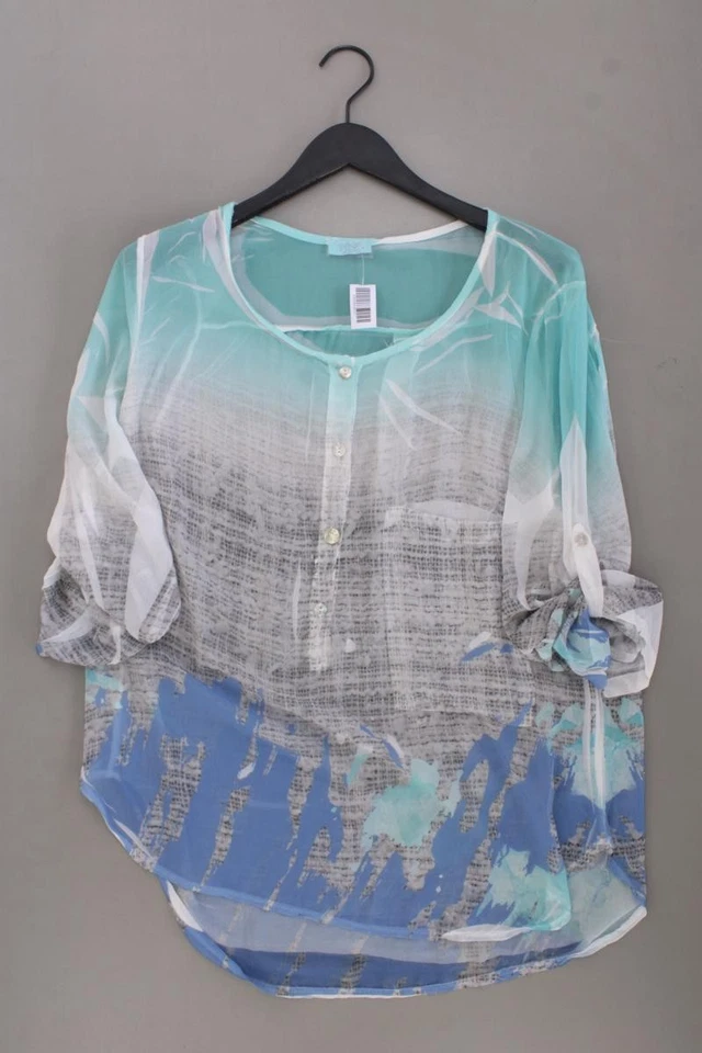 ✅ pink Classic Bluse für Damen Gr. OneSize, L 3/4 Ärmel türkis ✅ - Bild 1 von 4