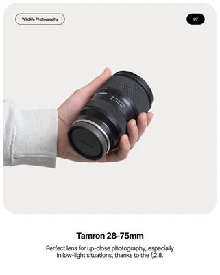 Tamron 28-75mm F/2.8 para Sony lente de montagem quadro completo sem espelho E - 750 nova em folha - Imagem 1 de 3