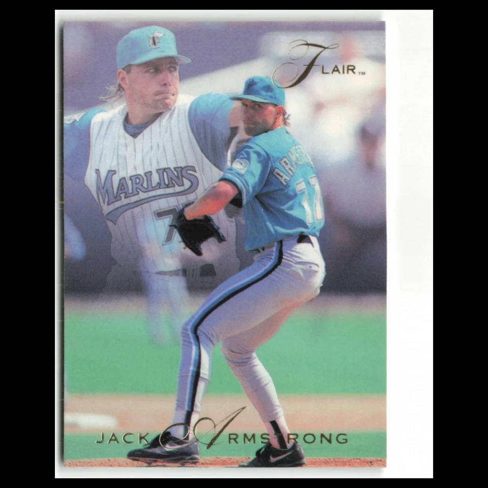 Jack Armstrong #46 1993 Flair Florida Marlins Baseball Card MLB NM - Image 1 of 3