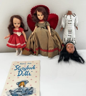 Muñecas Nancy Ann de colección libro de cuentos y similares con caja 3 muñecas Foto 1 de 4