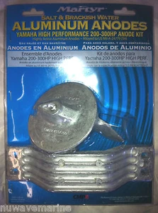 Yamaha High Performance 200-225-250-300 HP Aluminum Anode KIT  CMYHP200300KITA - Picture 1 of 2