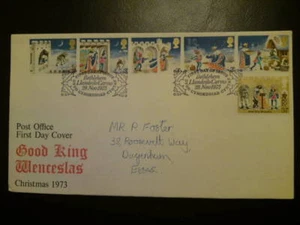 WEIHNACHTEN 1973 FDC Stempel BETHLEHAM mit Einlage - Bild 1 von 1