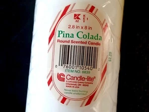 Pina Colada runde Duftkerze - Candle-lite Company - 2,8" x 8" - Bild 1 von 4
