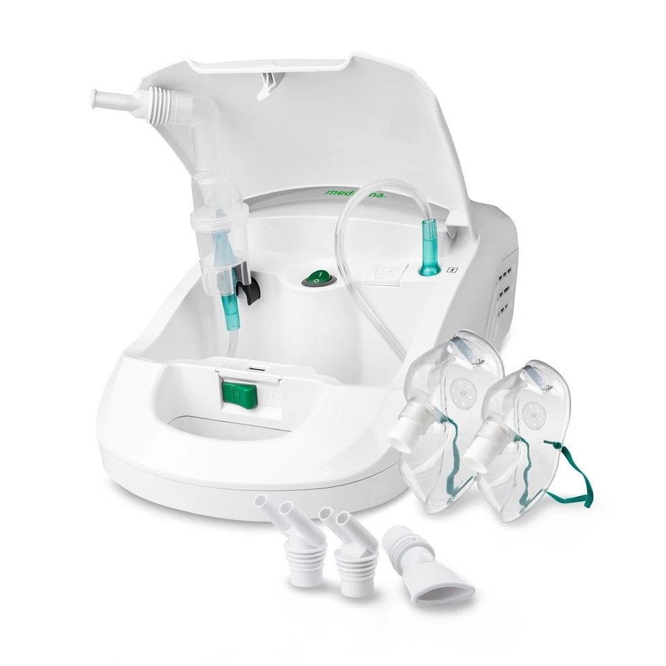 Medisana IN 550 Inhalator mit Mundstück und Maske für Erwachsene und Kinder