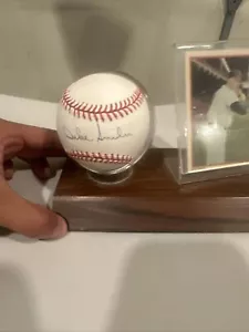 Duke Snider Autographed Signed Official MLB Baseball and card - Picture 1 of 6