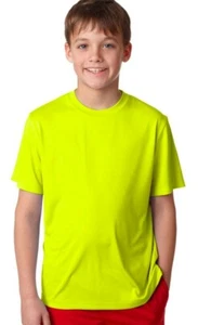 Hanes 482Y Boys 4 OZ Cool Dry Short Sleeve Tee NEW!! - Picture 1 of 2