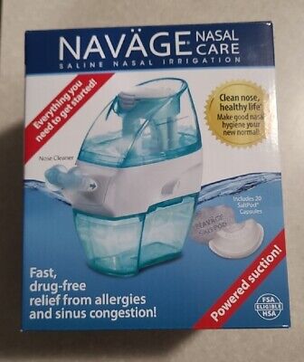 Navage Nasal Irrigator Kit - SDG-2 - Blue/White - SaltPod Expiration 01/2026 • 73.01€