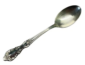 Cucchiaio da portata piatto extra vintage Wm Rogers Grand Elegance 8 pollici posate - Foto 1 di 5