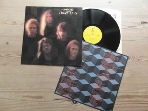 POCO-CRAZY EYES-1st UK PRESS-A1B1-LYRIC INNER-EX+ VG+ VINYL LP ALBUM 1973 - Picture 1 of 13