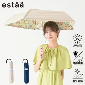 Japón【estaa】99.9% Protección Solar + Calor Anti-UV Belleza Escudo Paraguas Plegable - Imagen 1 de 15