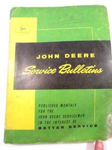 John Deere Service Bulletins 1963-1964 #63-1 To 64-12 Ag Equipment - Picture 1 of 8