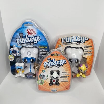 Lot of 3 U.B. Funkeys Figures & Starter Kits ~ Speed Racer + Lotus ~ NIB Sealed - Image 1 of 4