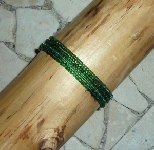 ★ DIY ★ 4er Set Armbänder ★ dunkelgrün ★ - Bild 1 von 2