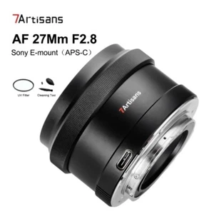 7artisans AF 27mm F2.8 APS-C Auto Focus STM Prime Lens For Sony E-mount Cameras - Picture 1 of 9