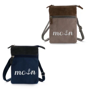 Brustbeutel Crossbody Bag Tasche MOIN Anker maritim Baumwolle Portemonnaie - Bild 1 von 21