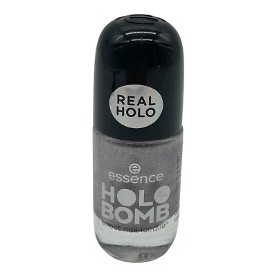 essence Holo Bomb Effekt Nagellack 05 Holo Me Tight silber 8ml - Bild 1 von 2
