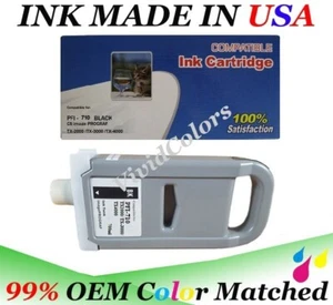 Compatible ink Cartridge Canon PFI-710 Black IPF TX-3100 TX-3200 TX-4100 TX-4200 - Afbeelding 1 van 3